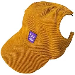 Кепка Hat-Dog 4/L вельвет гірчична з регульованою затяжкою 134