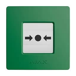 Бездротова кнопка для активації пожежної тривоги вручну Ajax ManualCallPoint Green Jeweller (26-00663) - мініатюра 8
