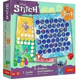 Настольная игра Trefl Лудо 2 в 1. Лило и Стич (Ludo 2 in 1: Lilo & Stitch) (02656)