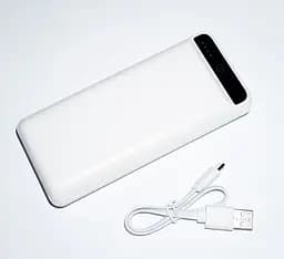 Універсальна зарядна батарея S-link IP-G21 20000Mah Power Bank з ліхтариком (Білий) - мініатюра 10
