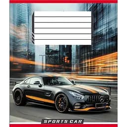 Зошит учнівський "На швидкості світла" Leader 036-570250K-1 в клітинку, 36 аркушів