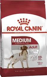 Сухий корм Royal Canin Medium Adult для дорослих собак середніх порід, з м'ясом птиці і кукурудзою, 15 кг