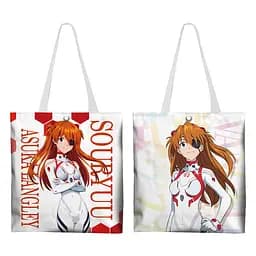 Шопер эко-сумка Евангелион Аска Лэнгли Evangelion Asuka Langley 33 х 37 см двухсторонний