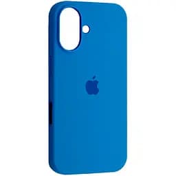 Чехол Silicone Case для Apple iPhone 16 Blue [115088]