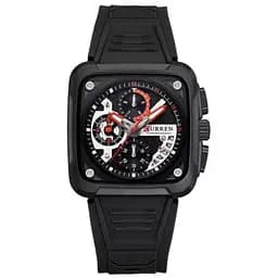 Чоловічий наручний годинник Curren Active (Чорний)