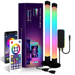 Настільна LED лампа RGB 5V Panel 2 Single side Bluetooth dual pack USB with app Black