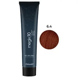 Профессиональная краска для волос с низким содержанием аммиака Megix10 Mowan 6.4 темно-медный блондин 100 мл
