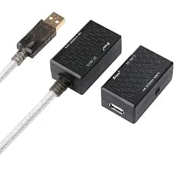 Кабель-продовжувач USB 2.0 AM-AF 60.0м USB по витій парі RJ 45 DT-5015 Dtech - мініатюра 2