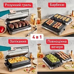 Гриль Tefal OptiGrill 4в1 XL GC784D30 - мініатюра 5