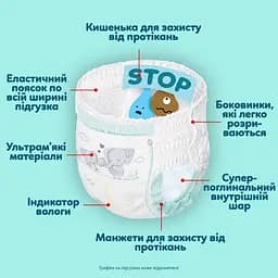 Підгузки-трусики Pampers Premium Care Pants розмір 7 (15+ кг) 40 шт. - мініатюра 4