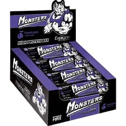 Протеїнові батончики Monsters Strong Max French Plum 1.6 кг (20 шт. x 80 г)