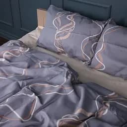 Підковдра MirSon Сатин Wavy Lines 160х220 см (2200011121550) - мініатюра 2