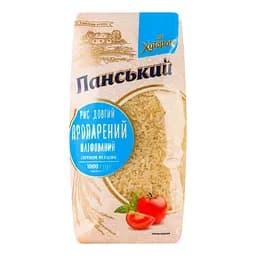 Рис пропаренный Хуторок Панский шлифованный длинный 1 кг