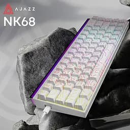 Клавіатура Ajazz NK68 Red Switch UA White Contours (NK68-R-S-W) [156872] - мініатюра 13