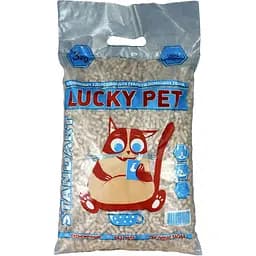 Деревний наповнювач для котячого туалету Lucky Pet стандарт 3 кг
