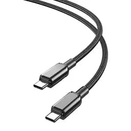 Кабель XO NB-Q250B PD 60W/1 м Type-C to Type-C Fast Charging Чорний