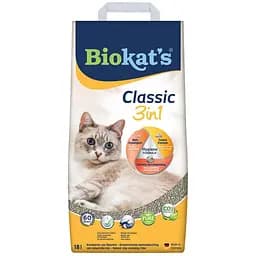 Наповнювач туалета для котів Biokat's Classic 3in1 18 л бентонітовий - мініатюра 4