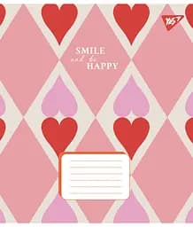 Набір зошитів Yes Smile and be happy А5 в лінійку 48 аркушів 10 шт. (767392) - мініатюра 5