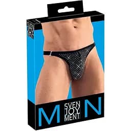 Мужские стринги Svenjoyment Underwear Men's String L черный