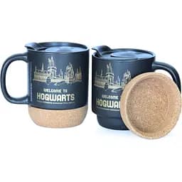 Кухоль керамічний Warner Bros. Harry Potter Hogwarts з кришкою та підставкою 340 мл чорний (55001785) - мініатюра 7