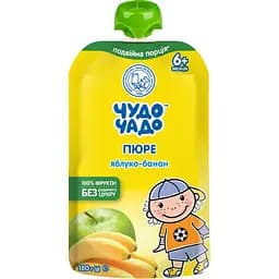 Пюре Чудо-чадо Яблуко-банан без цукру 180 г