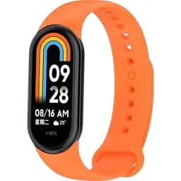 Силиконовый ремешок BeCover для Xiaomi Mi Smart Band 8 Orange (709407)