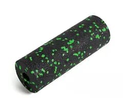 Набір для масажу та йоги PowerPlay PP_4091 EPP (2 м'ячики + валик масажер 15*5,3 см.) Green + гумка 5.5 кг (PP_4091_Green) - мініатюра 4