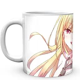 Кружка GeekLand My Dress-Up Darling Эта фарфоровая кукла влюбилась Марин Годжо MDD 34 330 мл белая