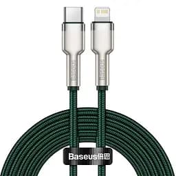 Кабель Baseus Cafule Metal Type-C to Lightning PD 20W (2m) green (CATLJK-B06)