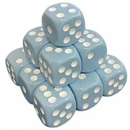 Настольная игра Games 7 Days Кубик D6 с точками (голубой) , 1 шт. (g7dd6dotslblue)