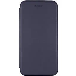 Шкіряний чохол-книжка Classy для Xiaomi Redmi Note 14 4G (Europe version) Темно-синій