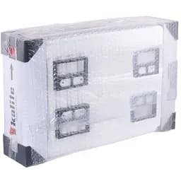 Радіатор сталевий панельний Kalite 22 низ/справа 300x400 (без INNER) 000024199, Білий - мініатюра 2