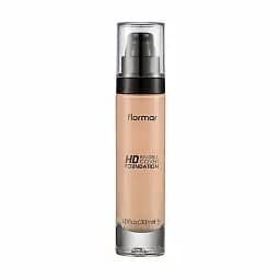 Тональна основа для обличчя Flormar Invisible Cover HD, spf 30, відтінок 40 (Light) (8000019544918)