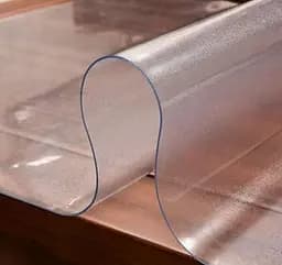 Силіконова скатертину М'яке скло Soft Glass Покриття для меблів 3.3х1.0м (товщина 1.0 мм) Матова - мініатюра 4