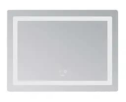 Дзеркало Lidz Kubis (KU2) 700х500 мм, прямокутне, з LED-підсвічуванням Touch, антизапотіванням, димером, регулюванням яскравості LD78LF90448486 - мініатюра 2