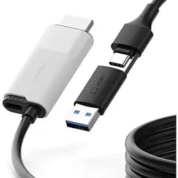 Зовнішня карта відеозахоплювача кабель Xiaomi Hagibis HDMI на USB/Type-C 1080P 60fps 100W PD (UHC10)