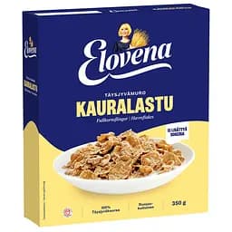 Вівсяні хрусткі пластівці Elovena цільнозернові 350 г