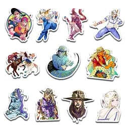 Стікерпак GeekLand JoJo Steel Ball Run 45 штук (SP JJ 01) - мініатюра 5