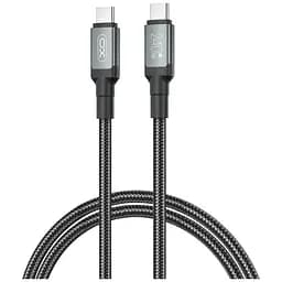 Кабель XO PD Type-C to Type-C NB-Q264A 240W/1m Black