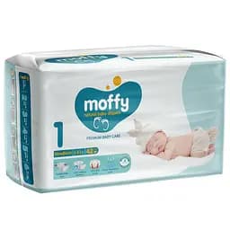 Детские подгузники Moffy Twin 1 (2-5 кг) 42 шт.