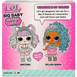 Ігровий набір з мегалялькою L.O.L. Surprise Big Baby Hair Hair Hair Єдиноріг (579717) - мініатюра 9