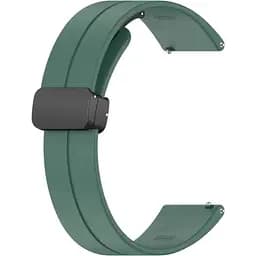 Ремінець DK CDK для Globex Smart Watch Me3 20mm Silicone Sport Magnetic (016443) (dark green)