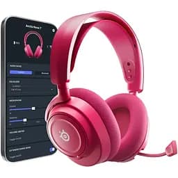 Ігрова гарнітура SteelSeries Arctis Nova 7X Gen 2 Wireless Magenta PC/PS/SW/MAC/MOB - мініатюра 6