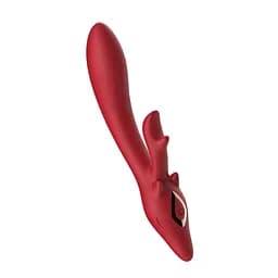 Hi-tech вибратор Vibrator silicone 2*8 Red Boss Series 52-00058 98777
