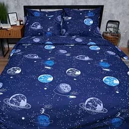 Підковдра Moon&Star Мікросатин Premium Cosmic Dreams King Size 220x240 см - мініатюра 2