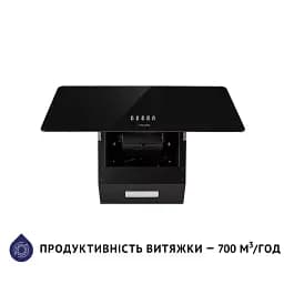 Витяжка декоративна похила Minola HDN 6224 BL 700 LED - мініатюра 5