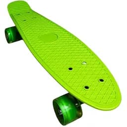 Скейт Пенні Борд A-Toys Penny Board Maraton зі світловими колесами з декою 55 см зелений