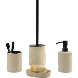 Йоржик для унітаза Porto 100х100х370 мм бежевий (BA-35 BEIGE/BLACK) - мініатюра 4