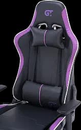 Геймерське крісло GT Racer чорне з фіолетовим (X-2528 Black/Purple) - мініатюра 9