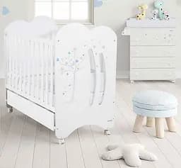 Дитяче ліжечко Micuna Aura White, 120х60 см, білий (AURA WHITE) - мініатюра 5